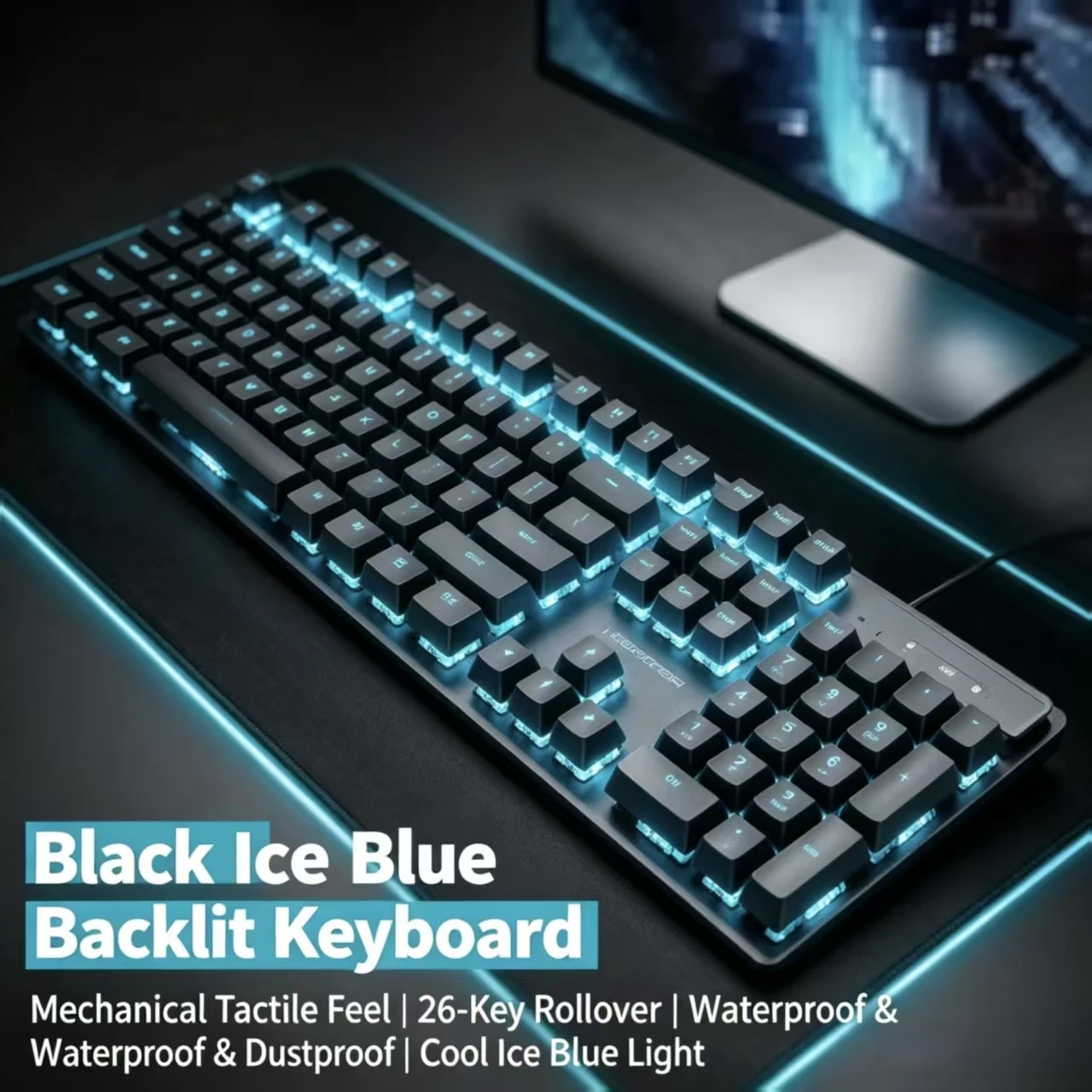 Pro-Pioneer GX330 Wired Mechanical-Feel Gaming Keyboard And Mouse Set - Desktop Gaming Peripherals product view