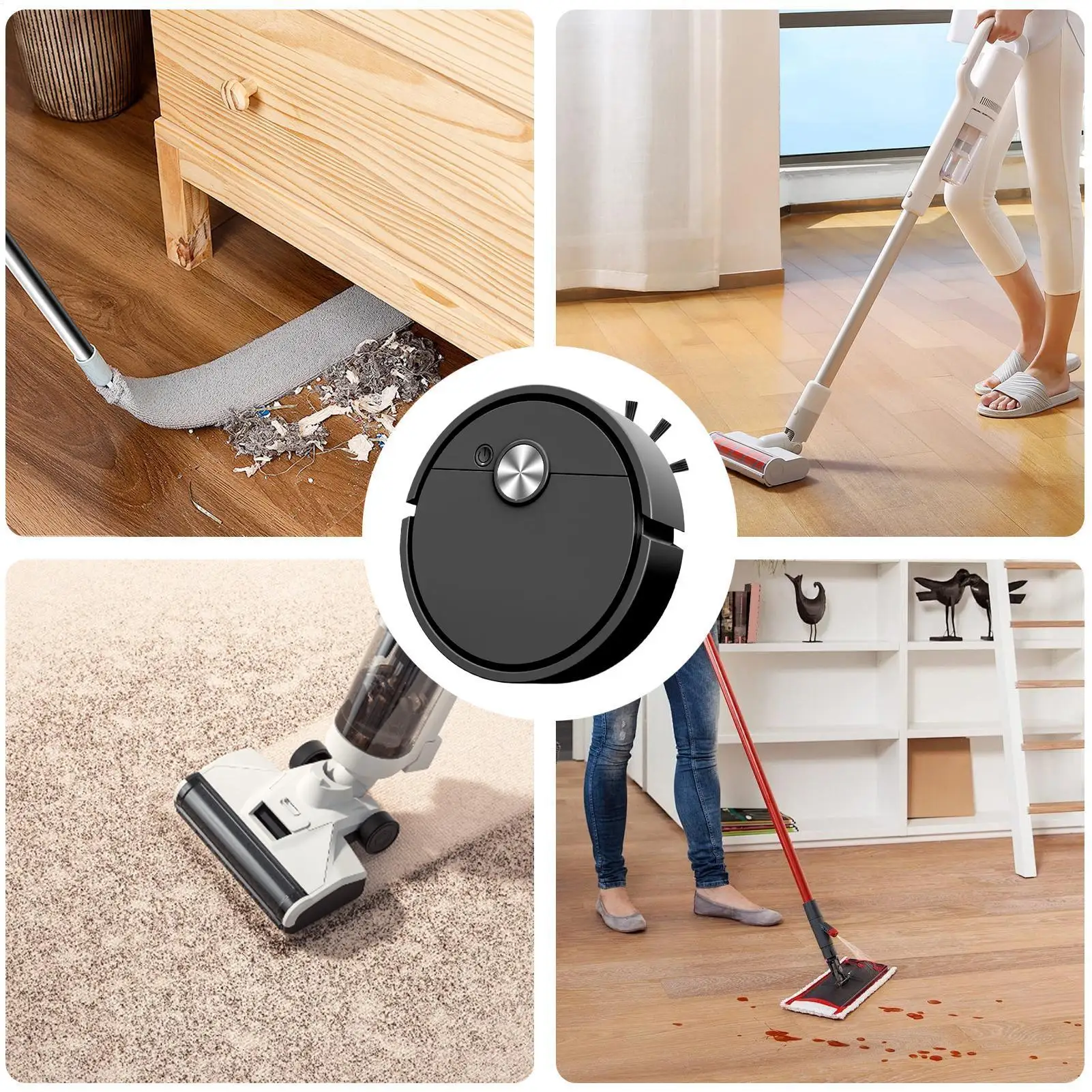 Model Sweeping Robot Automatic Home Mini Cleaning Household rechargeable vacuum cleaner for Cleaning of desktop narrow spaces detail
