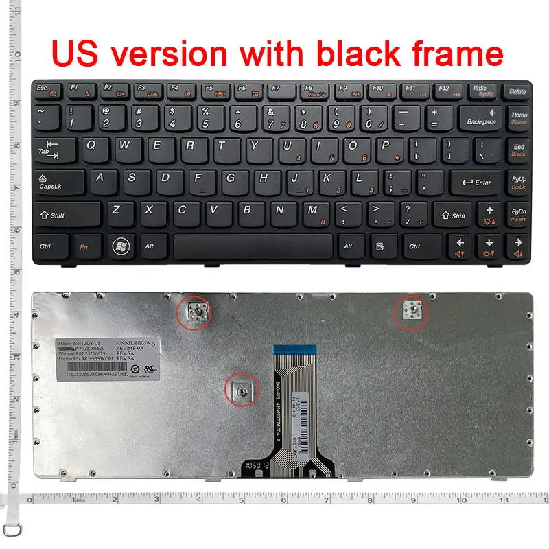 US/RU/SP/BR English NEW Laptop Keyboard For Lenovo G480 G485 Z380 Z480 Z485 G410 G405 G490 A/AM/AT S410P Flex14G Flex14D Flex14A product view