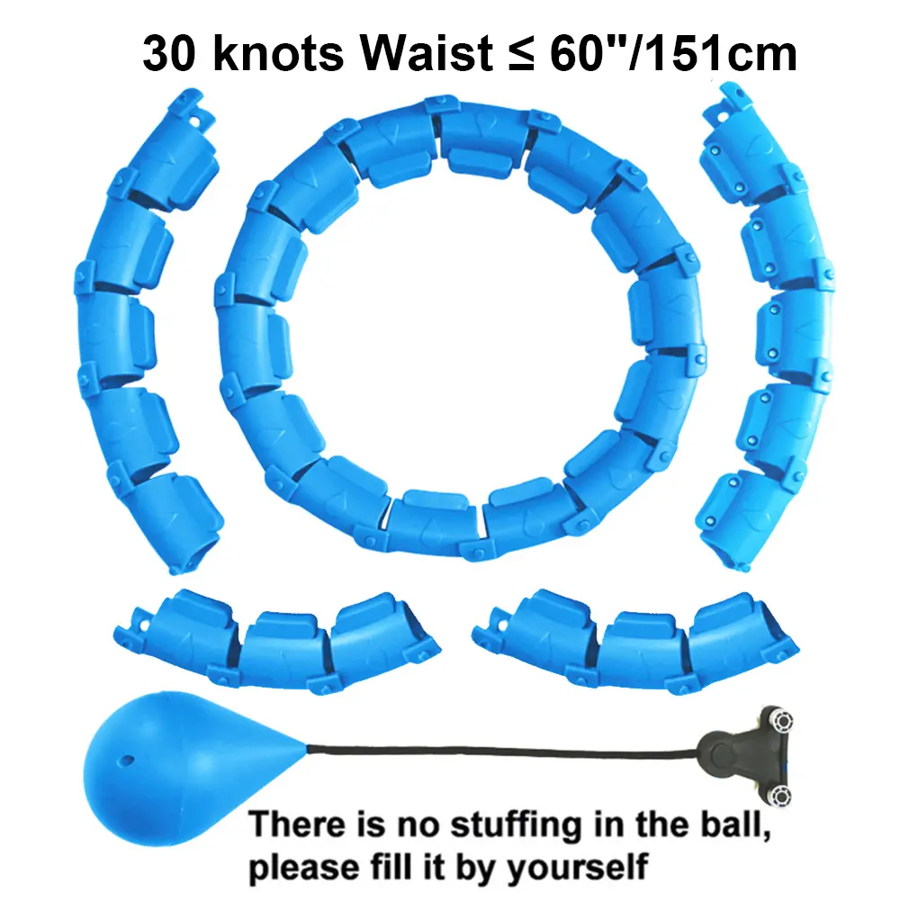 21/24/27/30 Knots Sport Fitness Hoops Abdominal Thin Waist Exercise Massage Hoop Fitness Equipment Gym Home Training Weight Loss product view