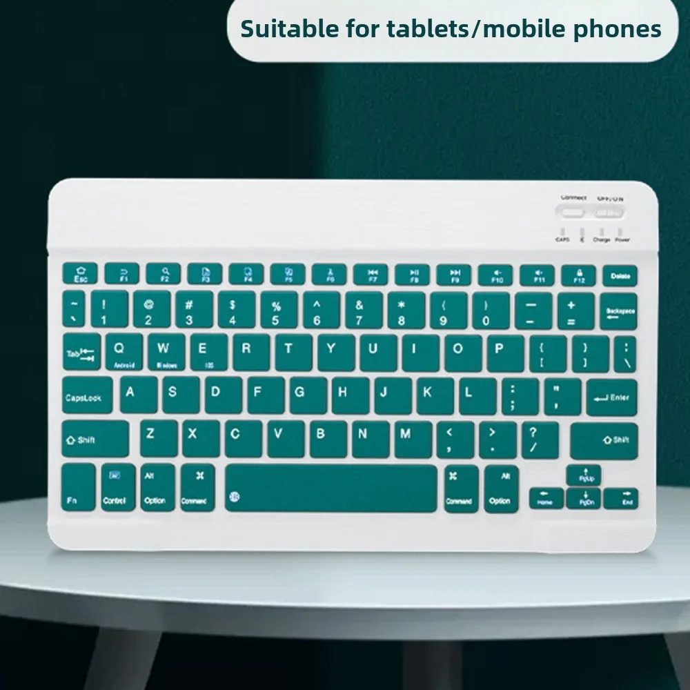 Ultra Thin 10 Inch Bluetooth Keyboard Rechargeable Mini Wireless Keyboard Universal Portable Portable Keyboard Mobile Use detail