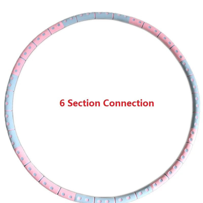 8 Section Sport Hoop Abdomen Circle Exercise Home Bodybuilding Lose Weight Yoga Hoop Exercise Crossfit Fitness Workout detail