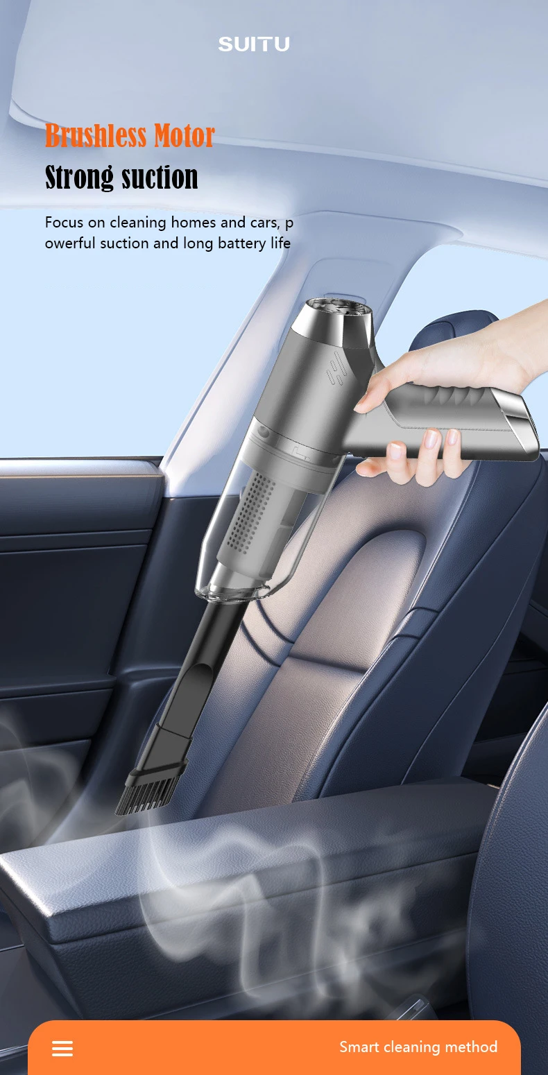 Mi 120000Pa Strong Suction Vacuum Cleaner Portable Handheld Mini Wireless Vacuum Cleaner Home Appliance For Car Home Office detail