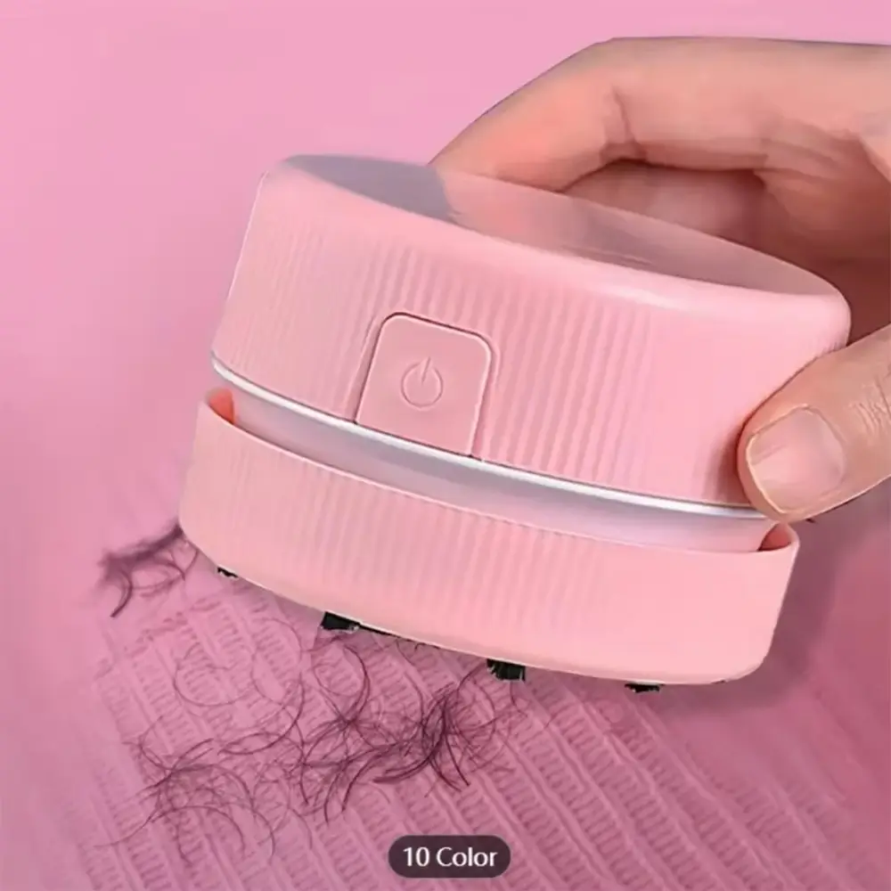 Desk Vacuum Cleaner, Mini Small Household Rubber Paper Cleaner, Portable Student Supplies, Office Supplies, Desktop Storage Box product view