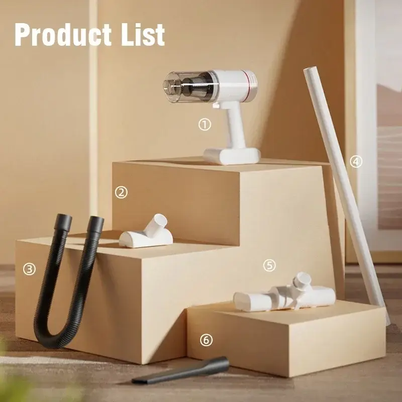 95000Pa Wireless Handheld Vacuum Cleaner Car Use Large Suction and Cordless Portable Cleaning Robot Home Vacuum Cleaner product view