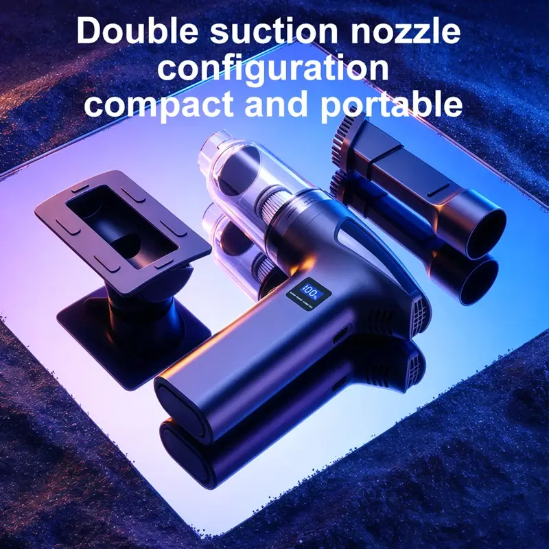 Cordless Handheld Vacuum Household Car Wet Dry Dust Buster USB Rechargeable Portable High-power Dual-use Vacuum Cleaner product view