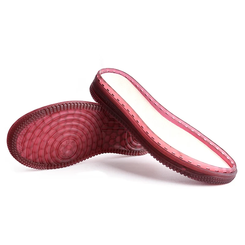 Anti-slip Shoe Patch Durable Repair Replacement For Boot Shoes Diy Hand Knitting Soft Rubber Soles Hand-woven Hook Line Soles detail