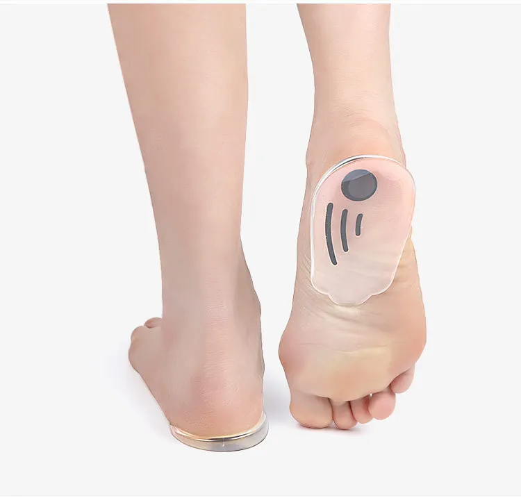 O/X Leg Type Valgus Varus Correction Plantar Fasciitis Gel Insole Magnet Massage Foot Care Silicone Orthopedic Insoles for Feet detail