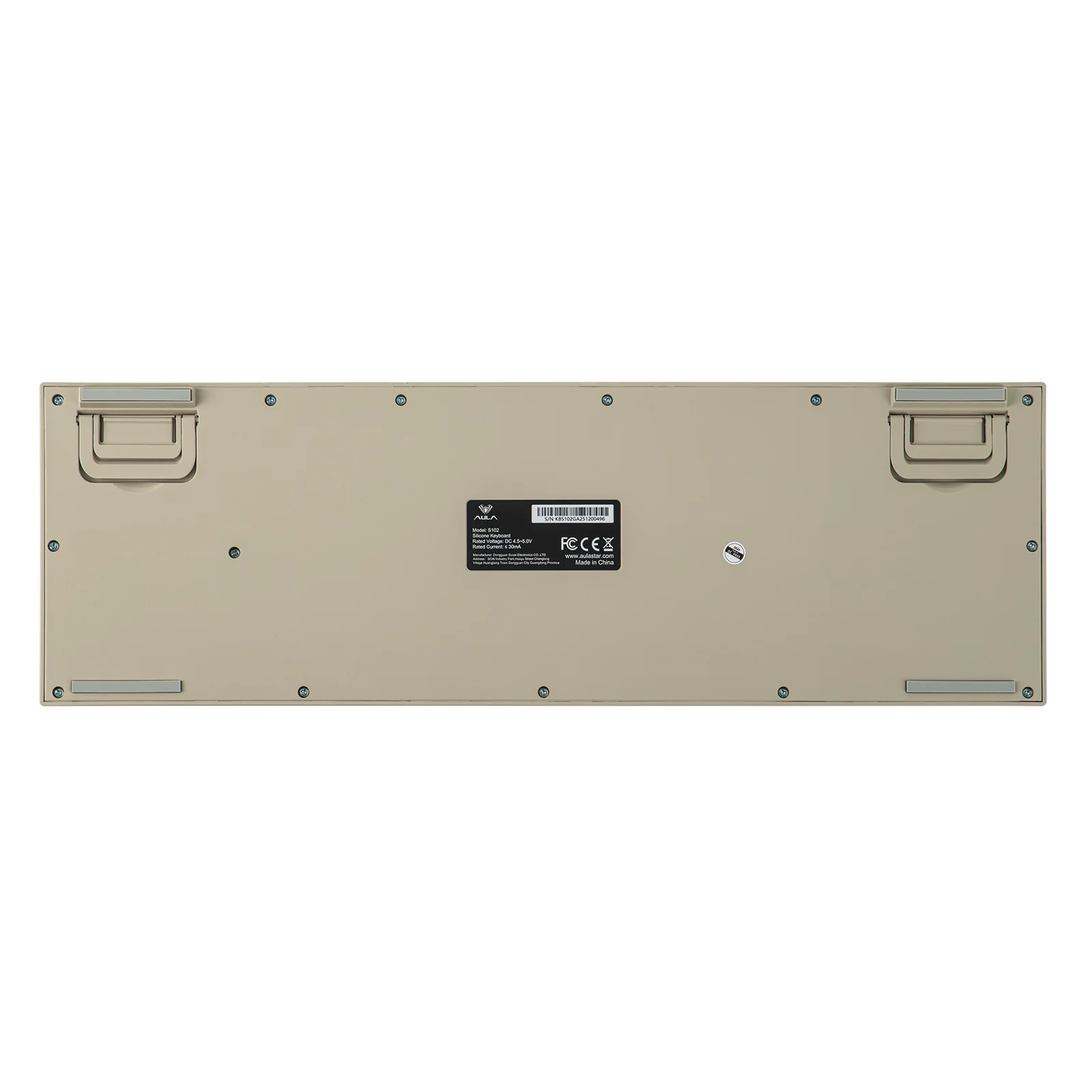 AULA S102 Wired Only Full Size Layout Silent Membrane Gaming Keyboard with Number Pad & Creamy Silicone Structure product view
