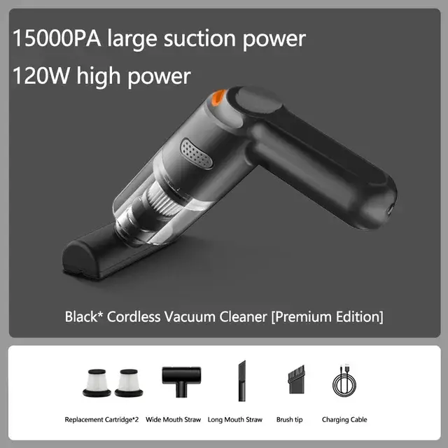9500PaWireless Handheld Vacuum Cleaner Large Suction Car Vacuum Cleaner Household Mini Pet Hair Vacuum Cleaner Pet Hair Absorber product view