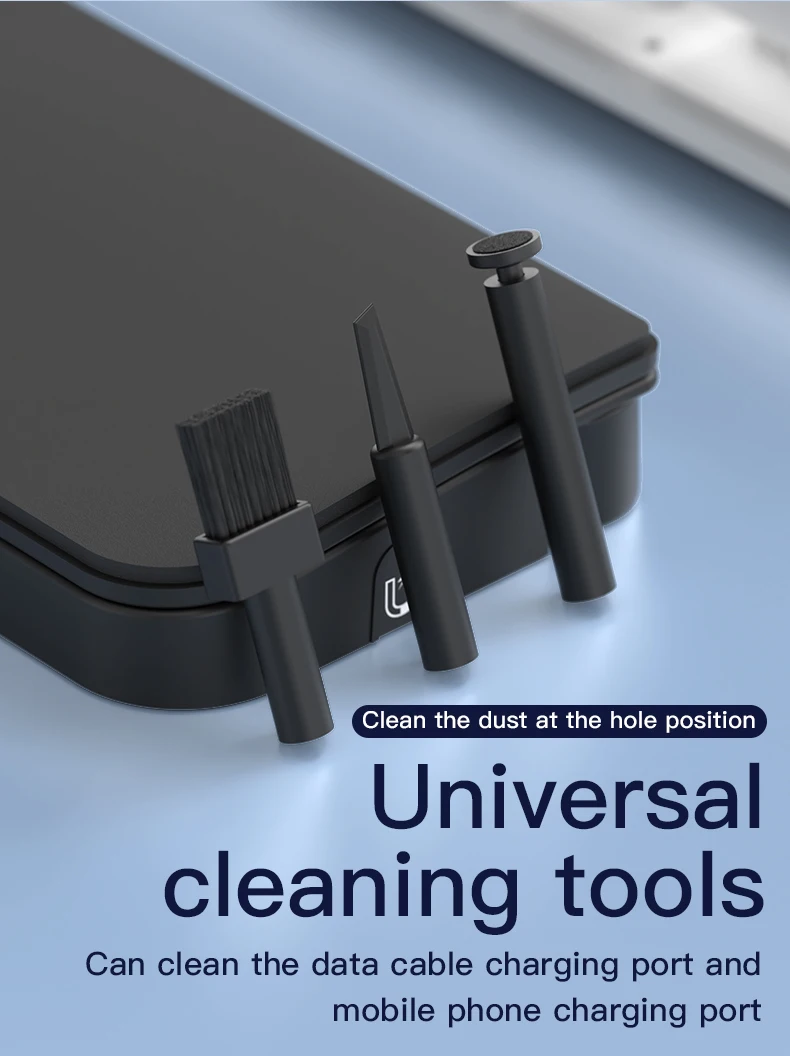 Cleaning Set: Computer Keyboard Cleaning Brush, Headphones, iPad, Mobile Phone Cleaning Pen, Keyboard, Camera Cleaning Brush detail