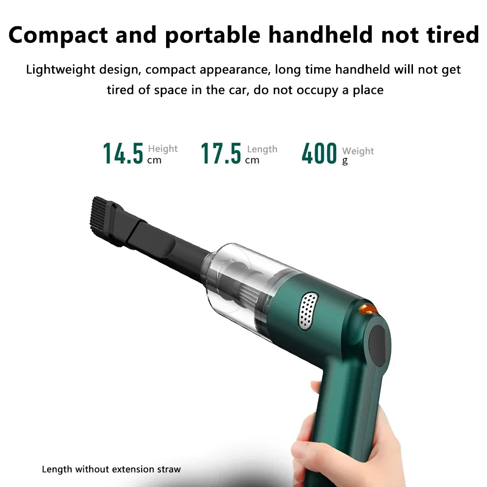 9500PaWireless Handheld Vacuum Cleaner Large Suction Car Vacuum Cleaner Household Mini Pet Hair Vacuum Cleaner Pet Hair Absorber detail