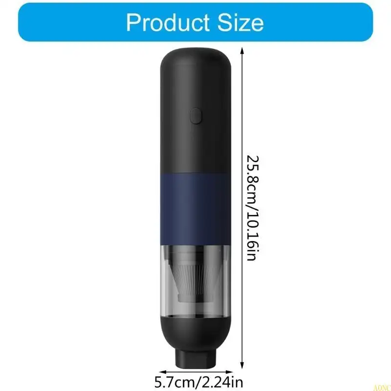 A0NC Convenient Desktop Vacuum Cleaner Wireless Car Vacuum Small Vacuum Cleaner Vacuum Dust Cleaner Great for Car Interior product view