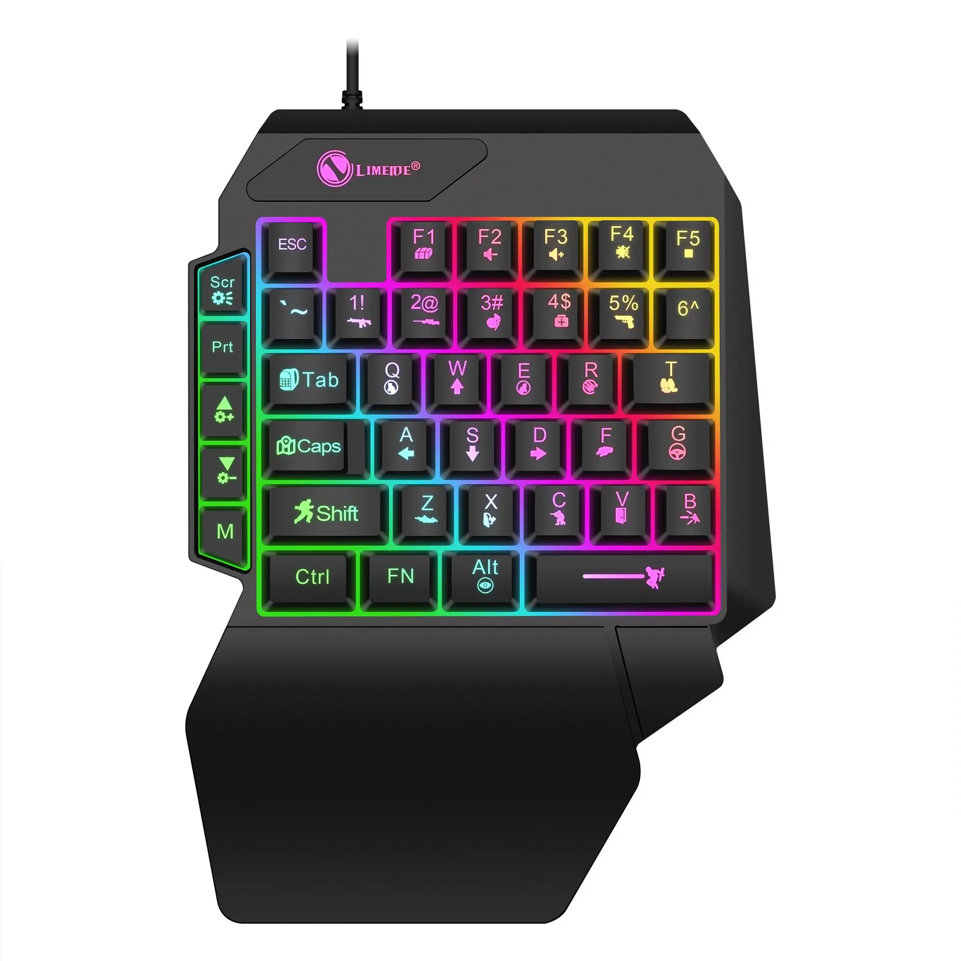 M3Pro+ Game Mobile Controller Converter Set OneHanded Keyboard and Mouse Combo For Android FPS Gaming Adapter For PC Computer product view