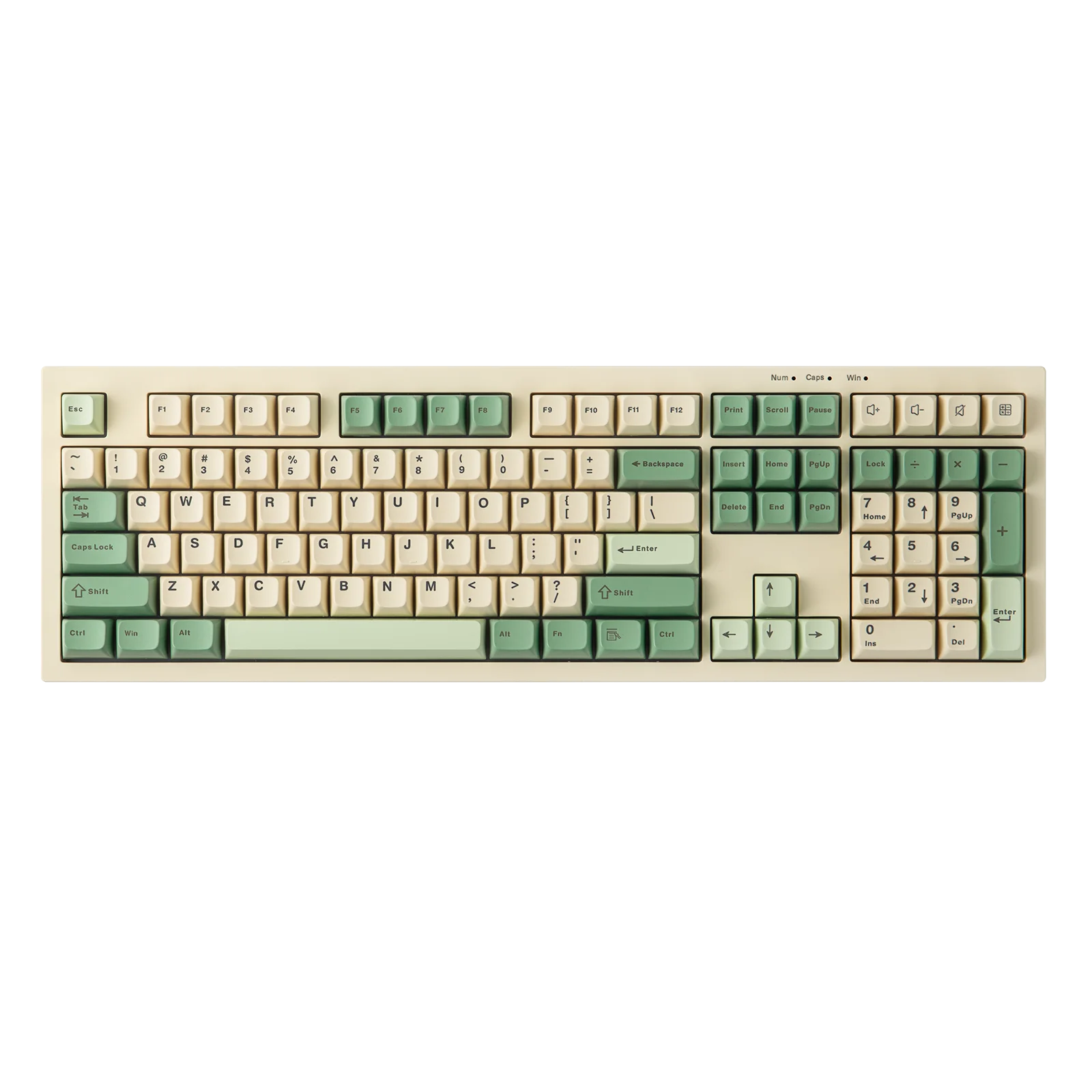 AULA S102 Wired Keyboard 100% Full Size Silent Membrane Switch RGB Backlight Number Pad Creamy Silicone Structure for PC Gamer detail