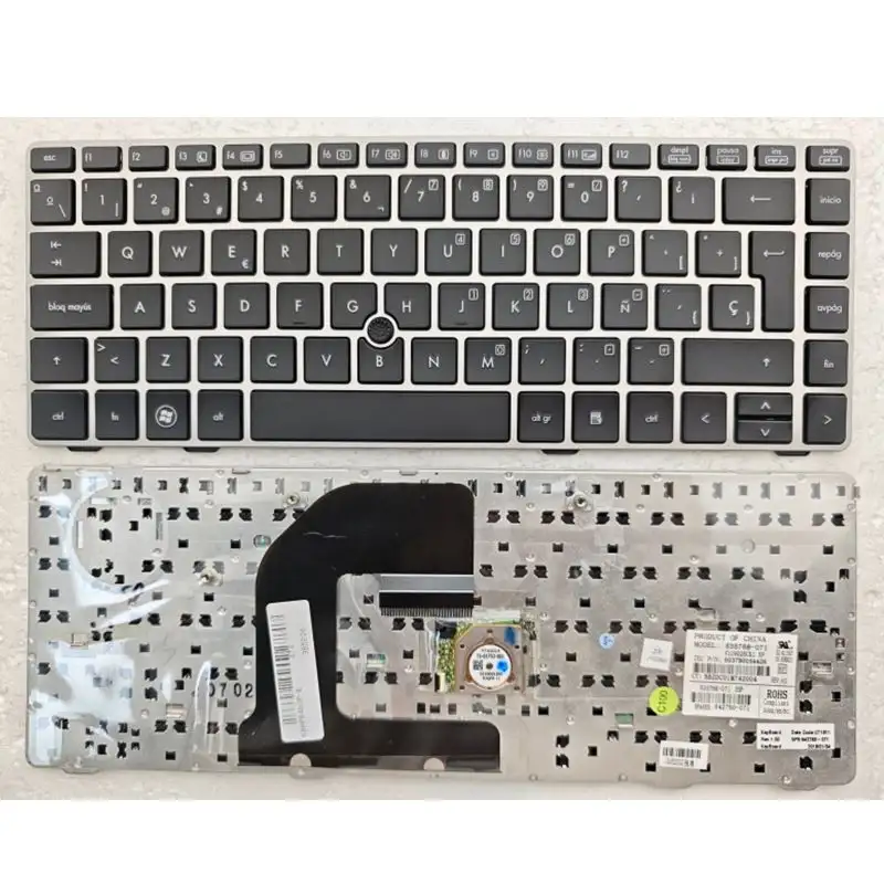 New US/RU Keyboard For HP EliteBook 8470B 8470P 8470 8460 8460p 8460w ProBook 6460 6460b 6470 6470b laptop Without Point stick product view
