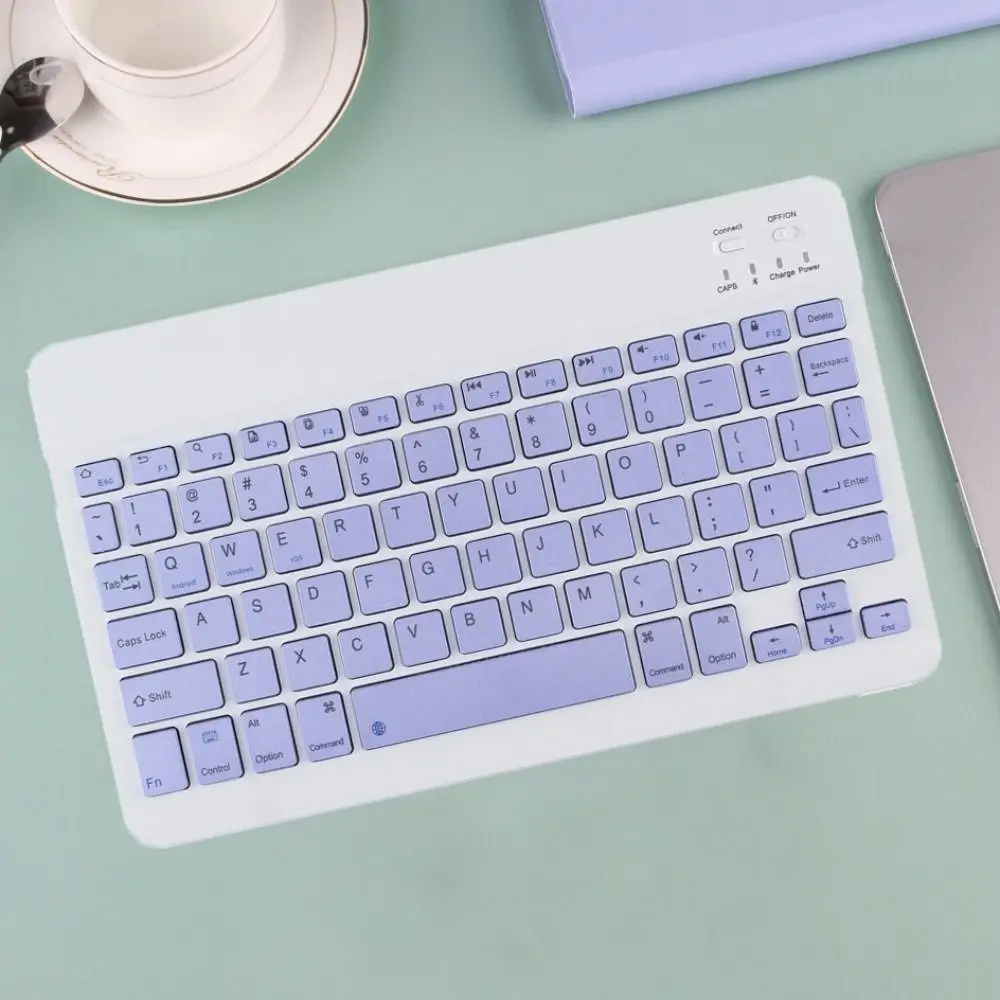 Ultra Thin 10 Inch Bluetooth Keyboard Rechargeable Mini Wireless Keyboard Universal Portable Portable Keyboard Mobile Use detail