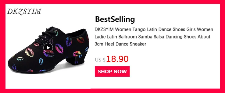 DKZSYIM Women Latin Dance Shoes Modern Tango Jazz Shoes Outdoor Leopard print Dance Shoes Woman Dance Sneaker SIZE34-41 detail