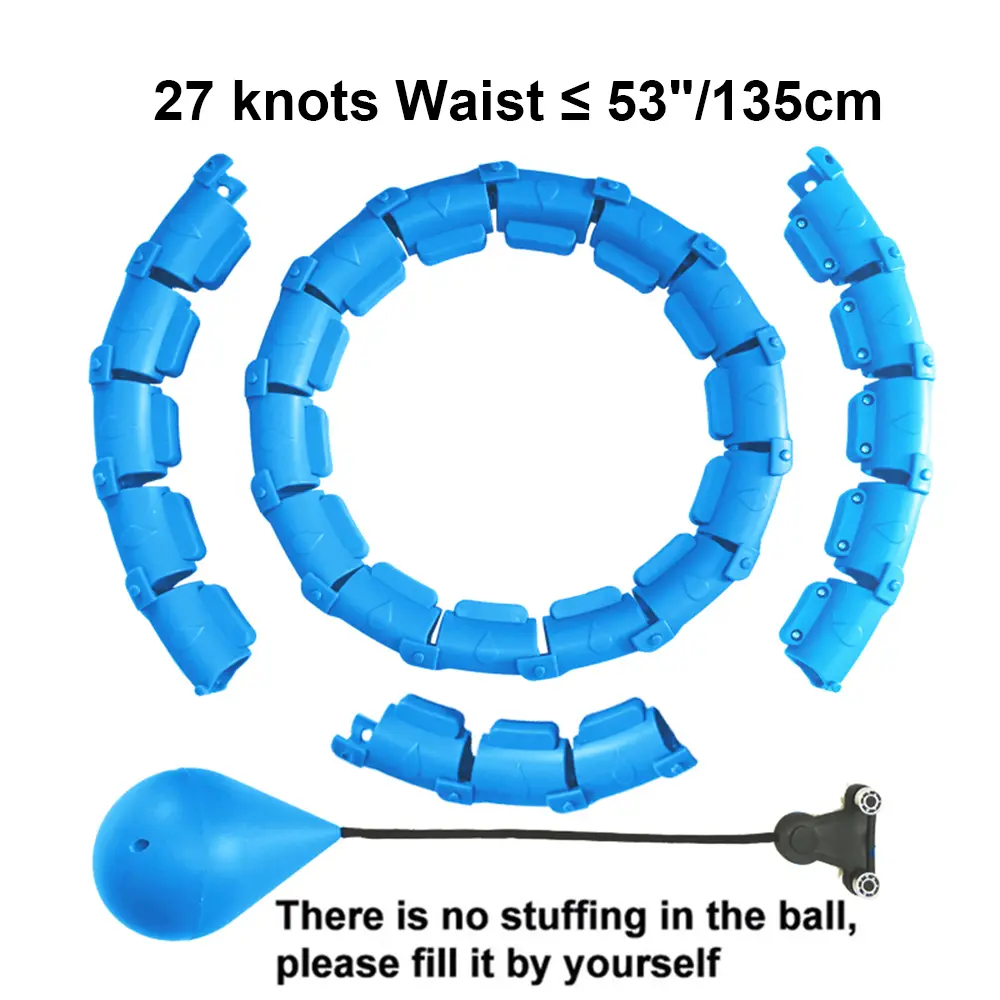 21/24/27/30 Knots Sport Fitness Hoops Abdominal Thin Waist Exercise Massage Hoop Fitness Equipment Gym Home Training Weight Loss product view