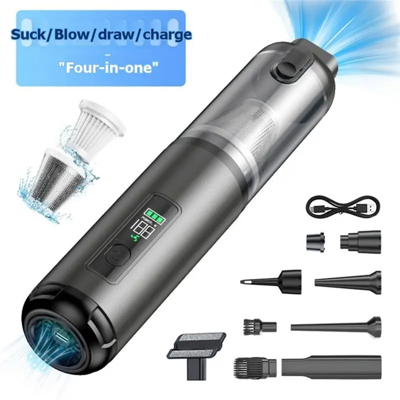 2026-Car Office Desk,Keyboard Cordless Handheld Vacuum Cleaner 16000Pa Suction Portable Mini For Small Jobs detail