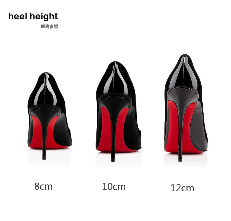 New Style Yellow Patent Leather High Heels With Slim Heels, Sexy Temperament, Pointed French Single Shoes for Women detail