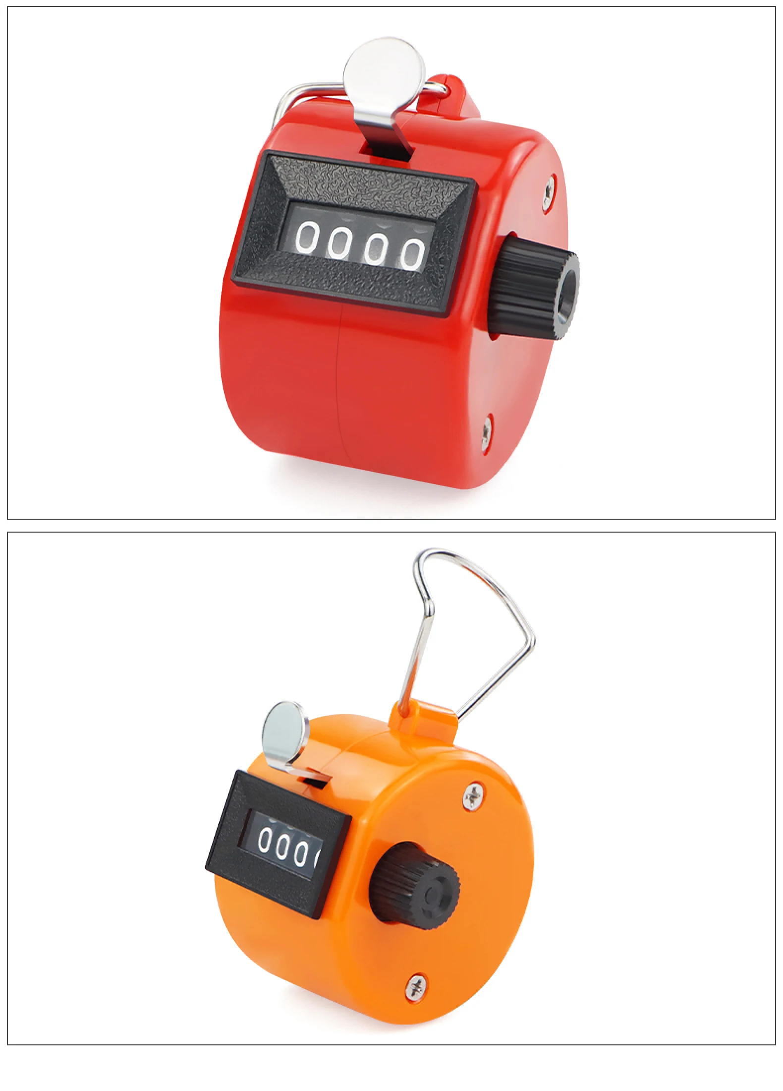 Manual Counter Mechanical Tally Handheld Rotary Clicker Counter Resettable People Counting Warehouse Golf Inventory Tool detail
