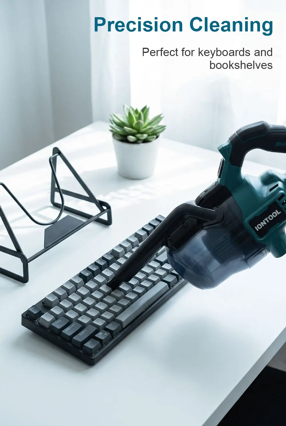 IONTOOL Cordless Vacuum Cleaner 400W Power Tool For Dust Collection Car Clean Desktop Tidy Workshop Use For Makita 18V Battery detail