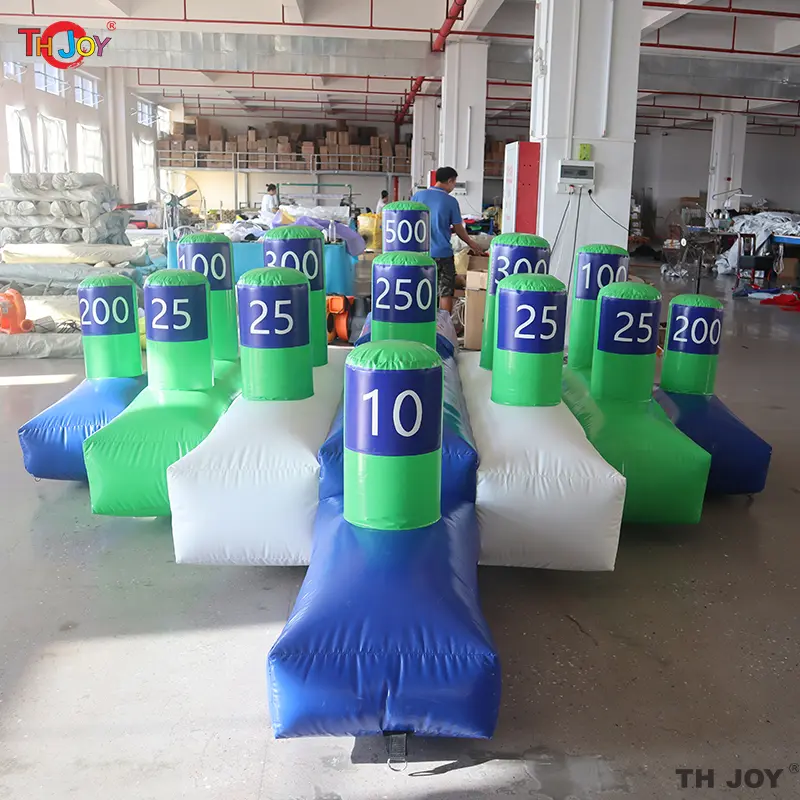 Carnival Interactive Pumpkin Loop Game  Inflatable Holiday Hula Ring Toss Game Hoop Throwing Game Backyard Hula Hoop Tossing Toy product view