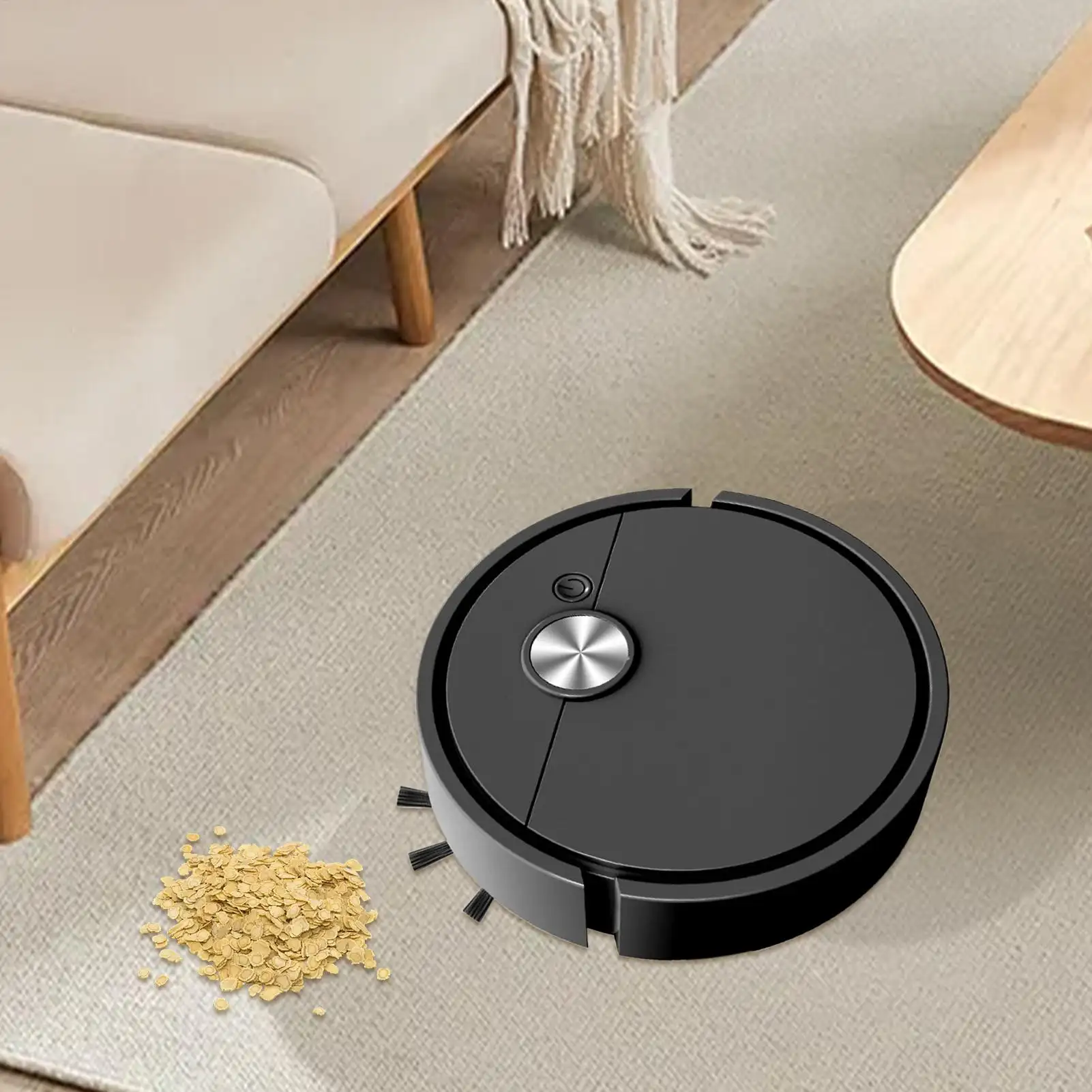 Model Sweeping Robot Automatic Home Mini Cleaning Household rechargeable vacuum cleaner for Cleaning of desktop narrow spaces product view