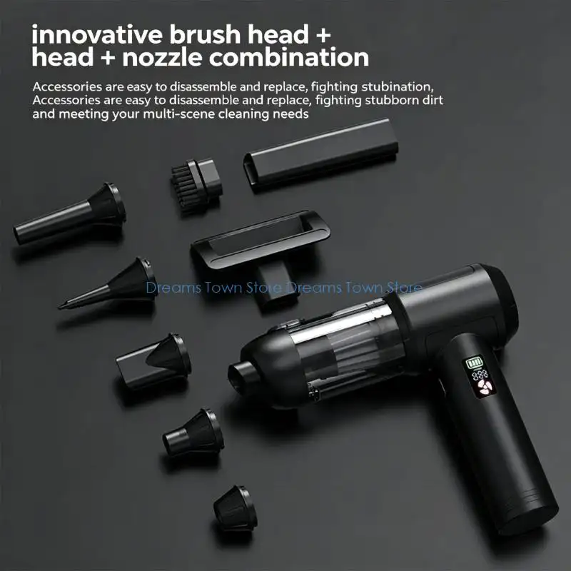 HX6A Portable Cordless Vacuum and Blower for Home Office, Car Seats and Desktop Clean product view
