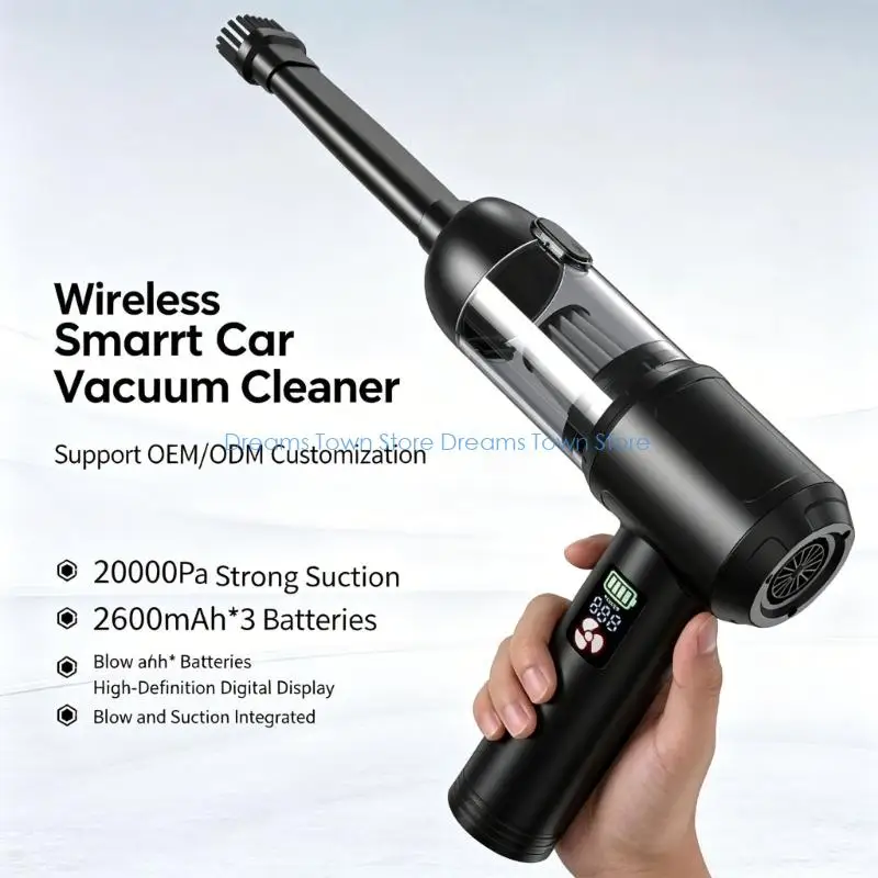 HX6A Portable Cordless Vacuum and Blower for Home Office, Car Seats and Desktop Clean detail