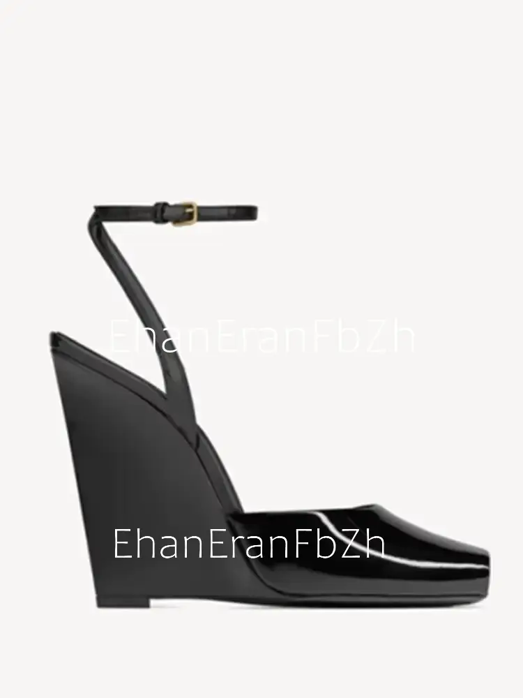 Summer New Slope High Heel Sandals Fish Mouth Thick Bottom High Heel Shoes Fashion Party Sexy Women's Large Sandals product view