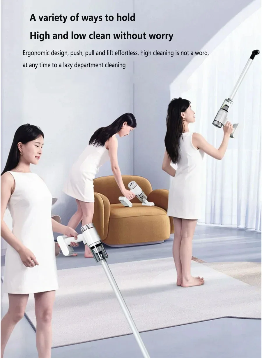 95000Pa Wireless Handheld Vacuum Cleaner Car Use Large Suction and Cordless Portable Cleaning Robot Home Vacuum Cleaner detail