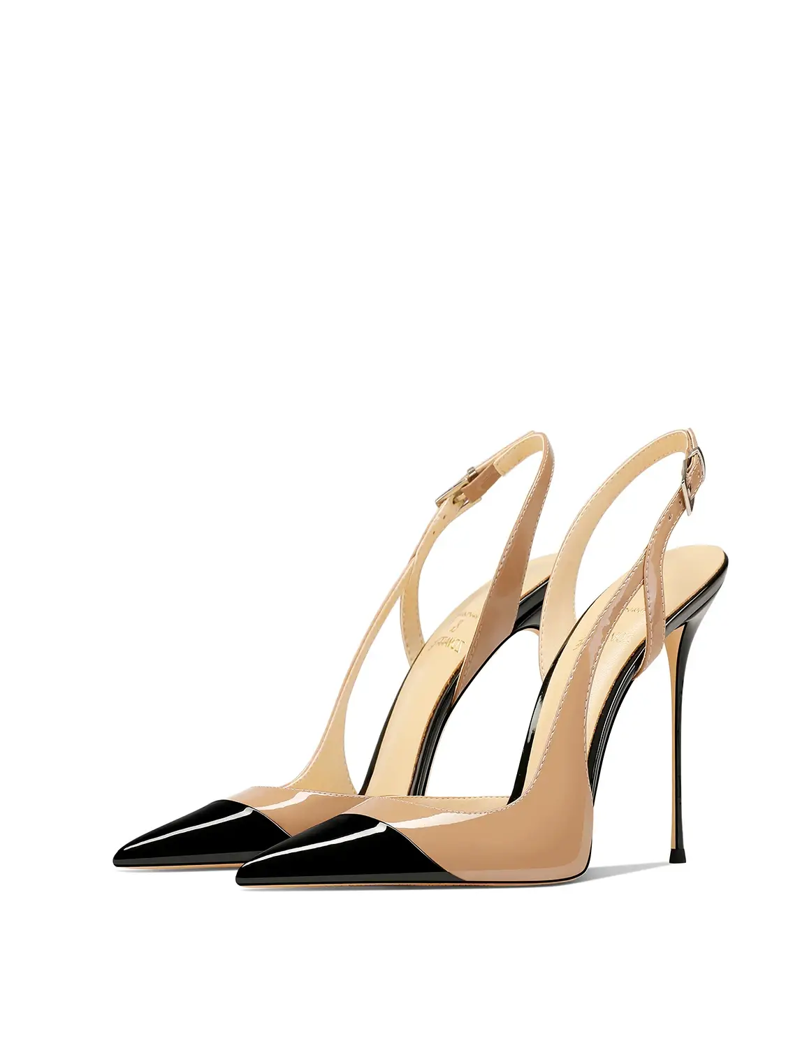 White Patent Leather Design with a High-End and Non-Tiring Foot Feel. 2026 New Pointed and Slim Heeled High Heels for Women product view