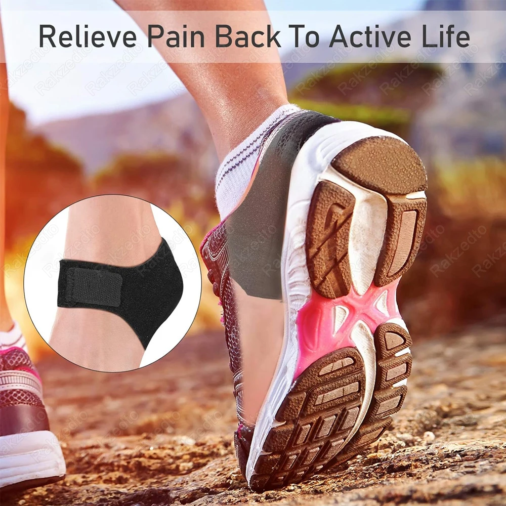 Plantar Fasciitis Heel Spur Foot Support With U-Shaped Silicone Gel Heel Cups for Heel Pain Relief Insoles for Man Woman Walking product view