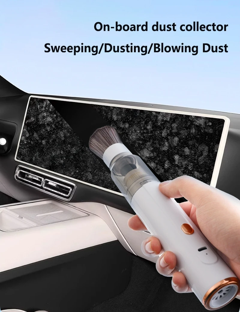 Lenovo Handheld Vacuum Cleaner 3-in-1 Suction/Blow/Water Absorption Strong Suction Portable for Car Powder Desktop Cleaning detail
