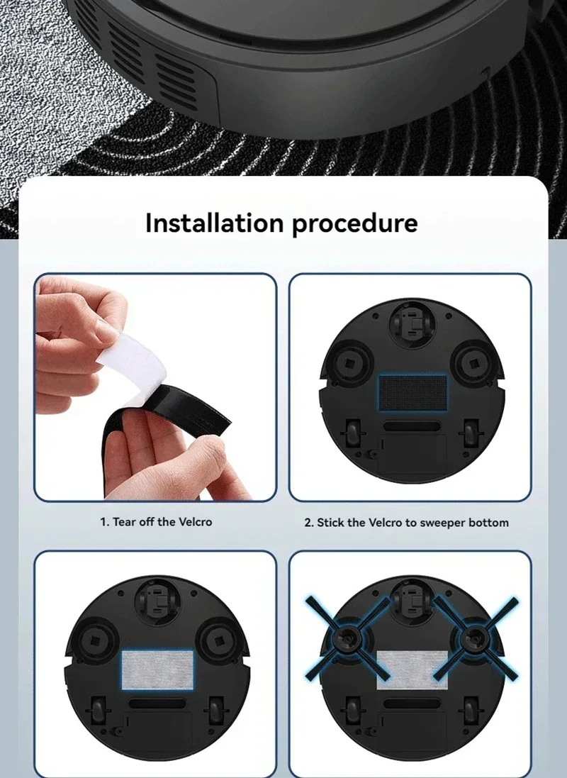 Smart Mini Vacuum Cleaning Robot Mopping Suction And Sweeping Integrated Fully Automatic Household Cleaning Sweeping Robot detail