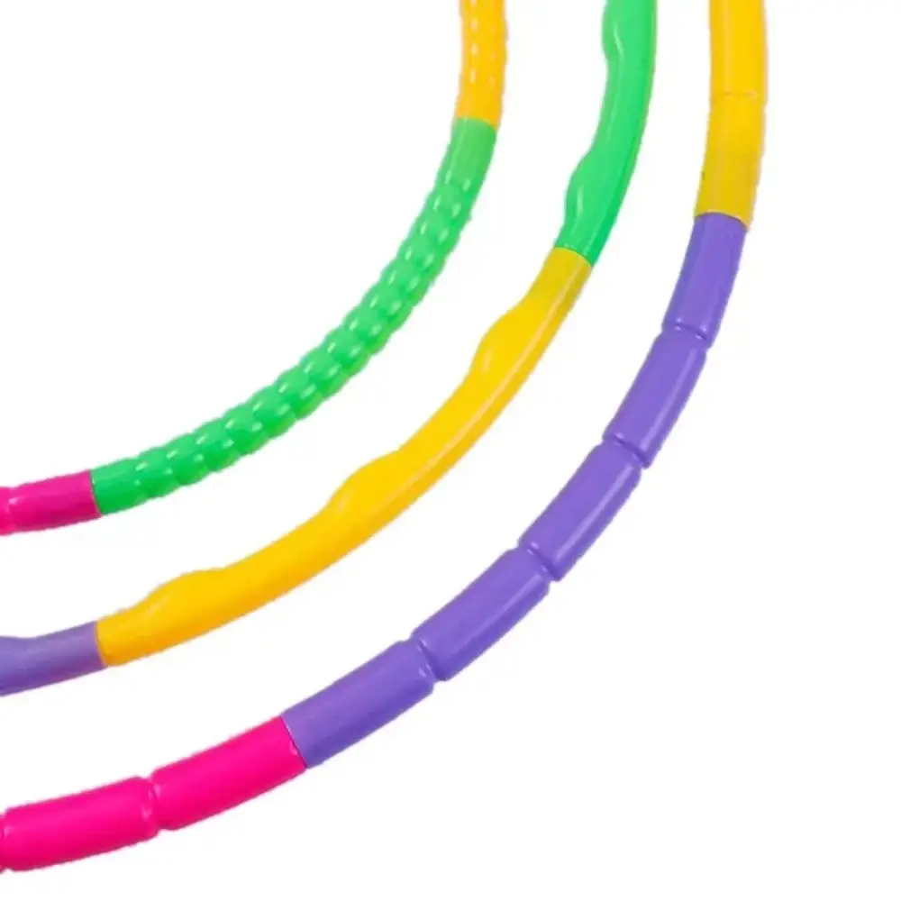 Hula Hoop Sport Removable Colorful Kids Hula Hoop Equipment Portable Plastic Fitness Sports Equipment Best Gift for Kids product view