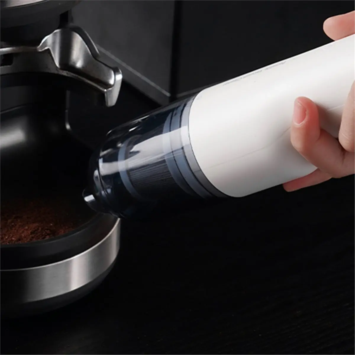 AT28For BarCar Desktop Coffee Grounds Vacuum Cleaner Portable Wireless Handheld With 13Kpa Powerful Suction Blower detail