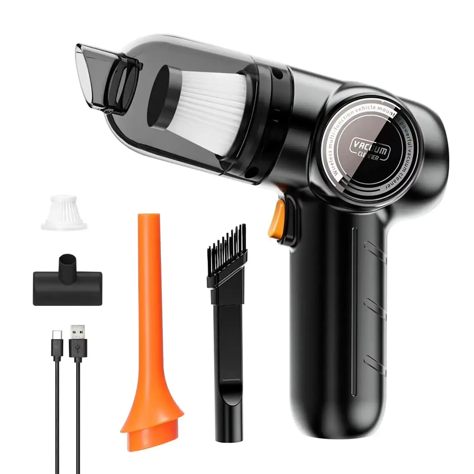 New Design Car Vacuum Cleaner 10000PA Strong Suction Wireless Portable Vacuum Cleaner For Car Home Desktop Keyboard Cleaning product view