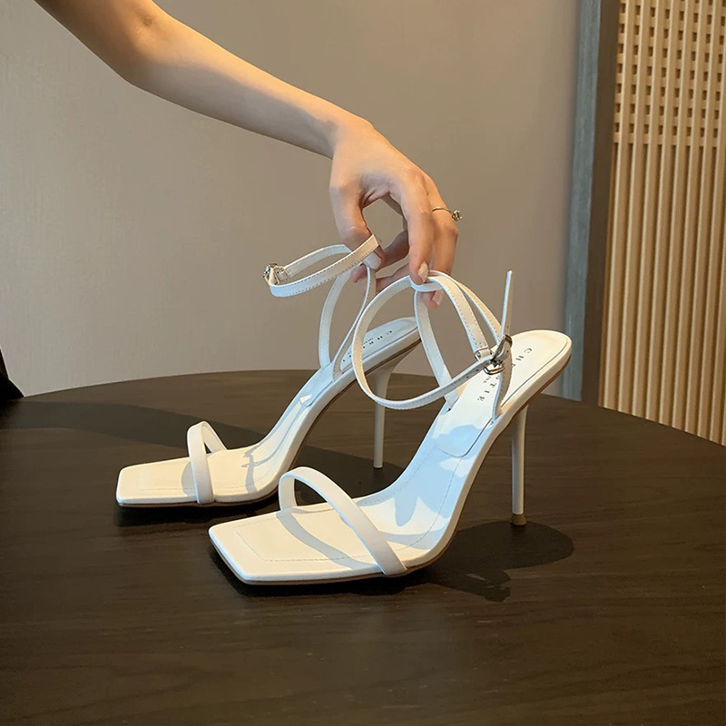 Summer New Elegant CelebrityLike Design Chic Stiletto Open Toe Strap Sandals Women High Heels for Women and Ladies product view