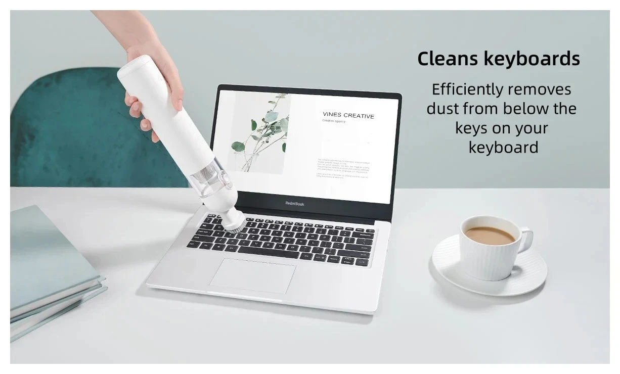 New Handheld Vacuum Cleaner Portable 13000Pa 2 Gear Cordless Multifunctional Nozzle Dual Filtering Home Car Dust Catcher detail