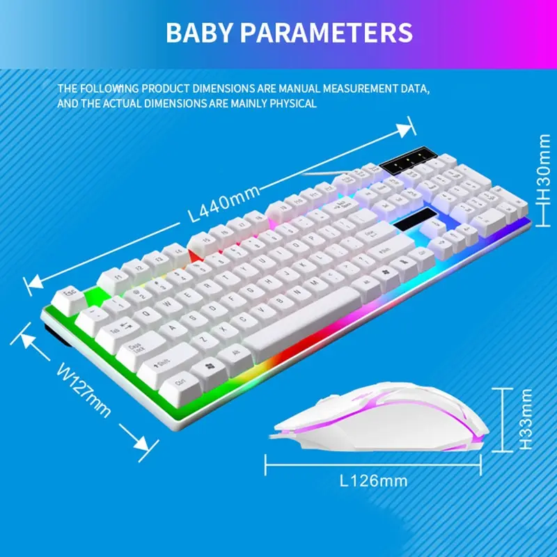 RGB Gaming Keyboard Gamer Keyboard And Mouse Kit Wired Mechanical Keyboard Gaming Keyboard And Mouse Combo For PC Gamers product view