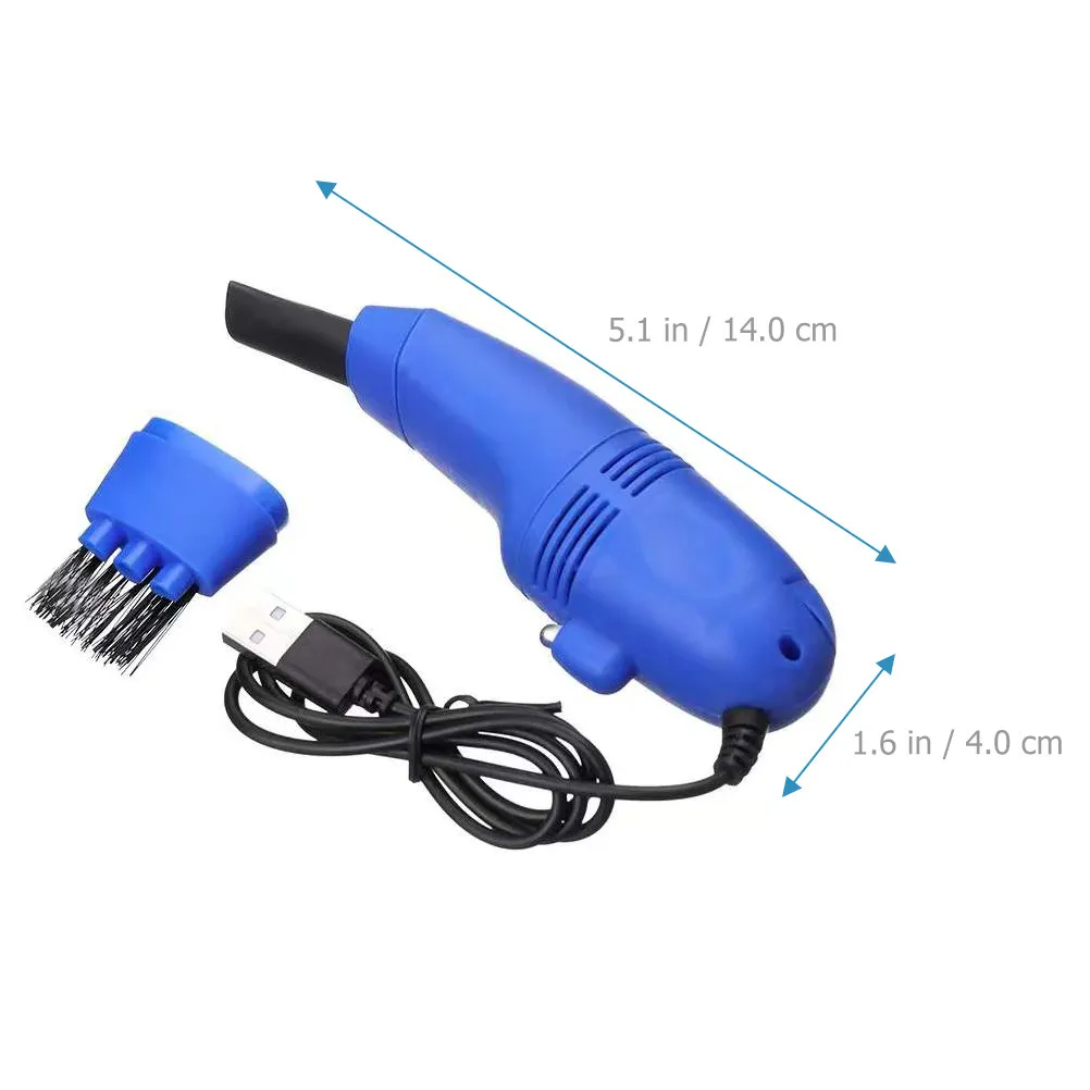 2Pcs Keyboard Cleaner USB Mini Vacuum Handheld Computer Cleaner Detachable Dust Cup High Efficient Filtration System for Desk detail
