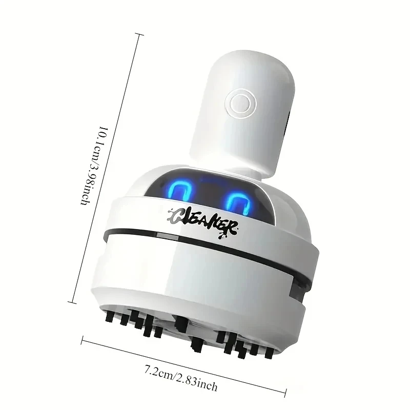 Mini Desktop Vacuum Cleaner Portable Usb Rechargeable 3speed Handheld Computer Dust Collector For Home Office Keyboards Cleaning detail