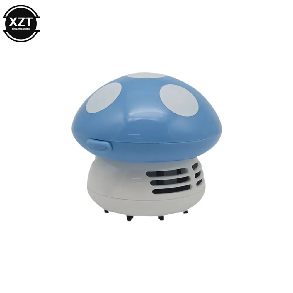 Mini Desktop Vacuum Cleaner 6 Colors Cute Small Mushroom Corner Desk Table Dust Vacuum Cleaner For Car Home Computer New Sweeper product view
