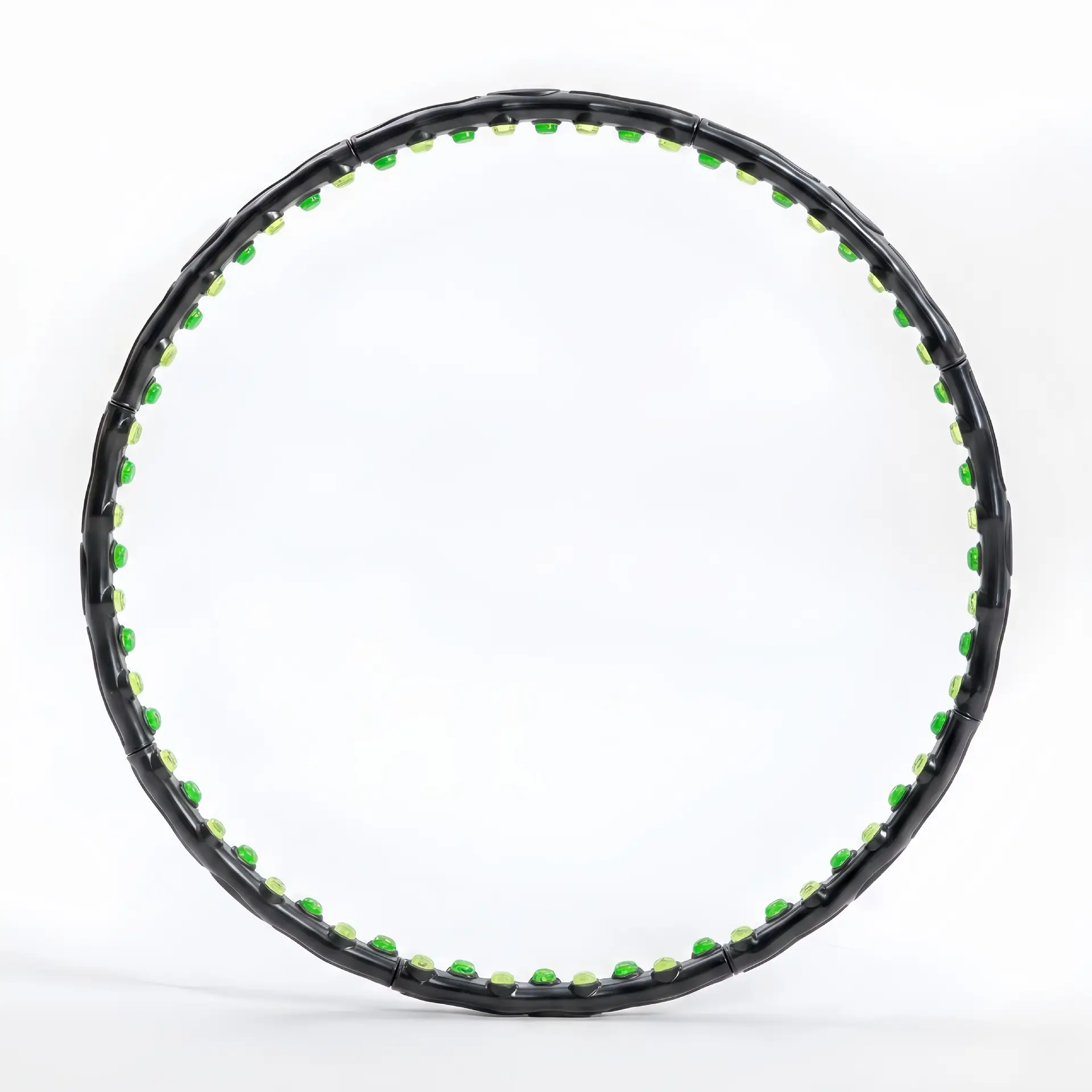PE Detachable Weighted Hula Hoop Magnetic Massage Portable Waist Slimming Fitness Exercise Hoop for Women Home Workout product view