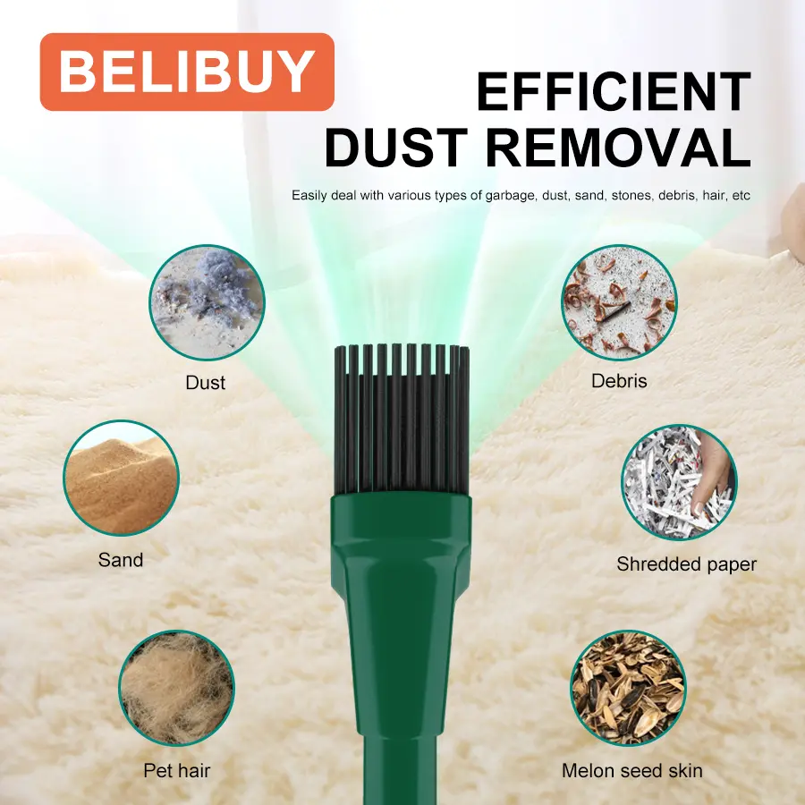 Wireless Handheld Car Vacuum Cleaner Ergonomic Handheld Design Mini Cordless Vacuum 3500Pa Strong Suction Car Home Dual Purpose Vacuum with LED Light Rechargeable Compact Vacuum for Car Sofa Keyboard Pet Hair Corner Dust Deep Cleaning product view