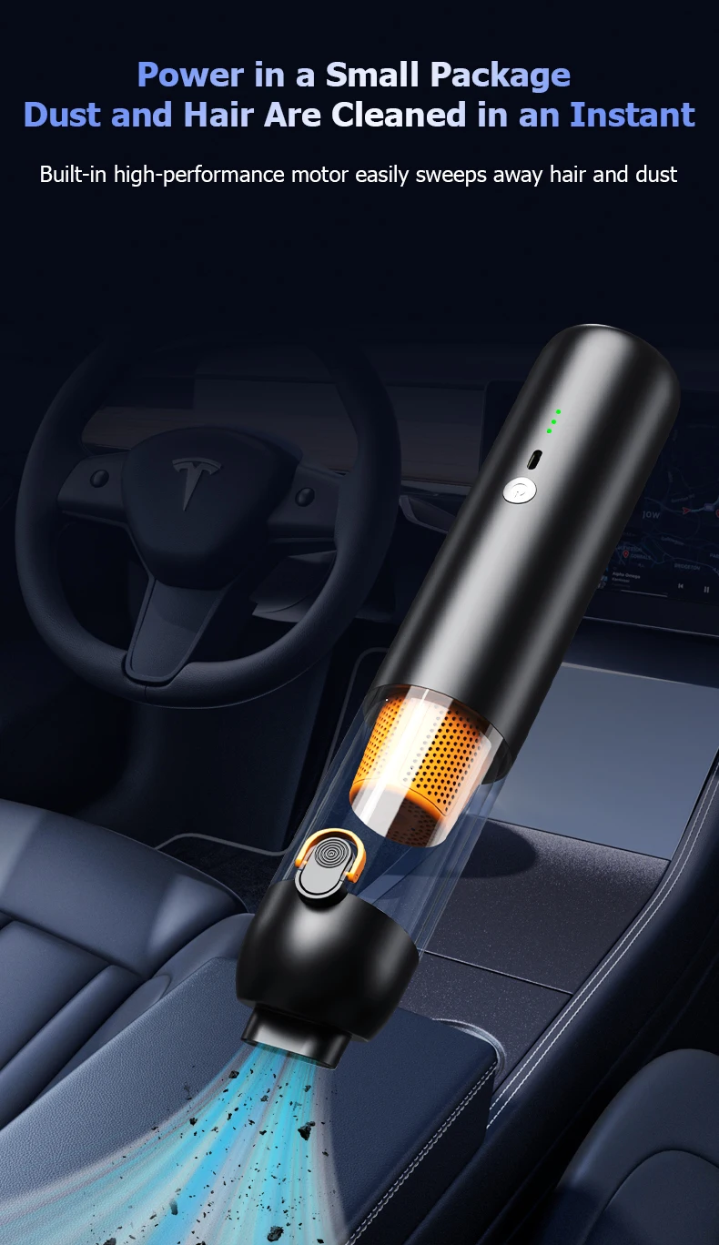 Compact vacuum cleaner is suitable for computer rooms indoor and outdoor areas and cars It has extremely strong suction power detail
