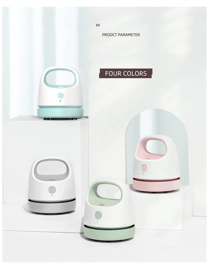 Wireless Handheld Vacuum Cleaner Portable Mini USB Charging Small Desktop Vacuum for Home Car Cleaning detail
